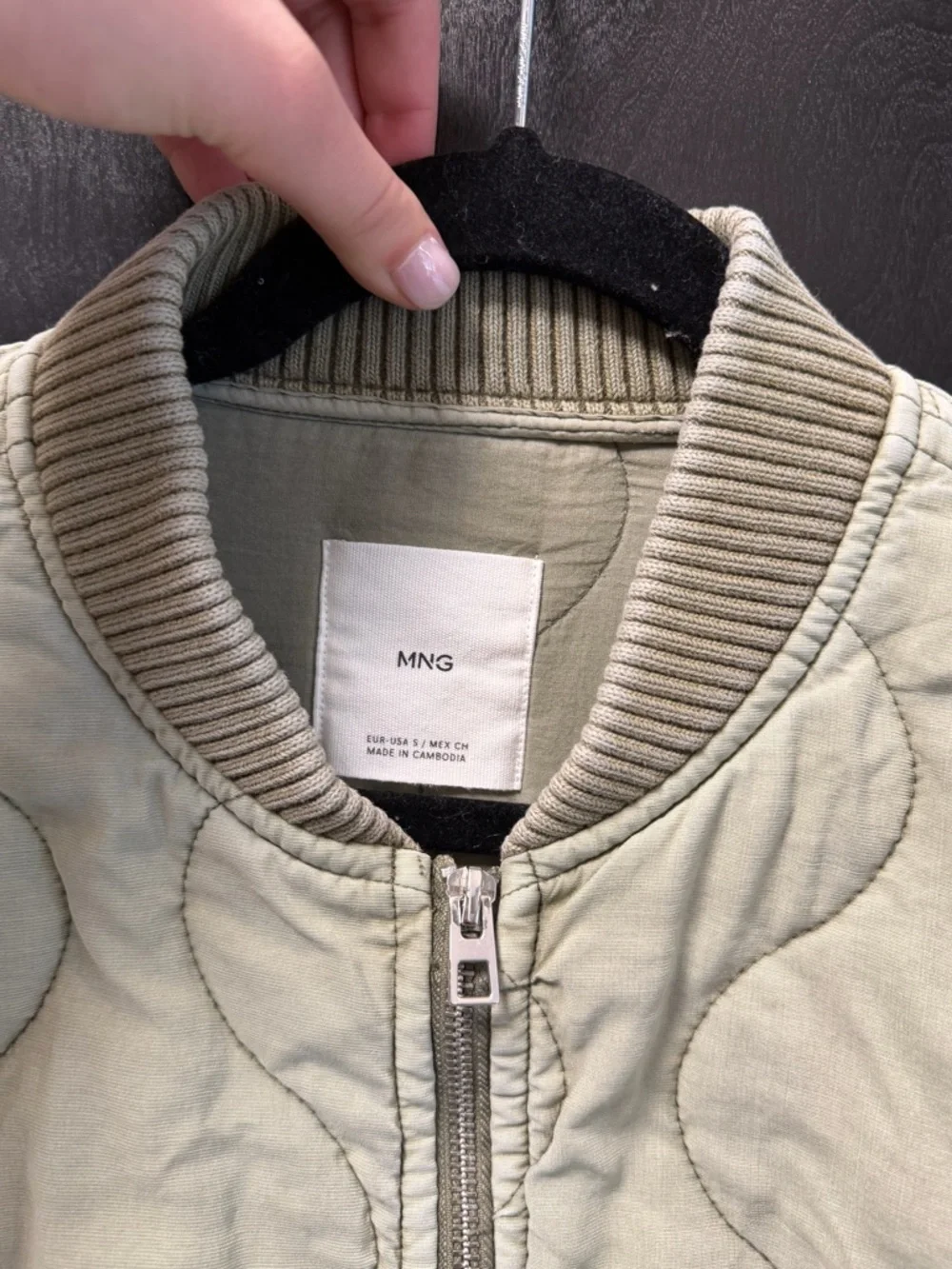 MANGO Quilted Bomber Jacket - Picture 5 of 5